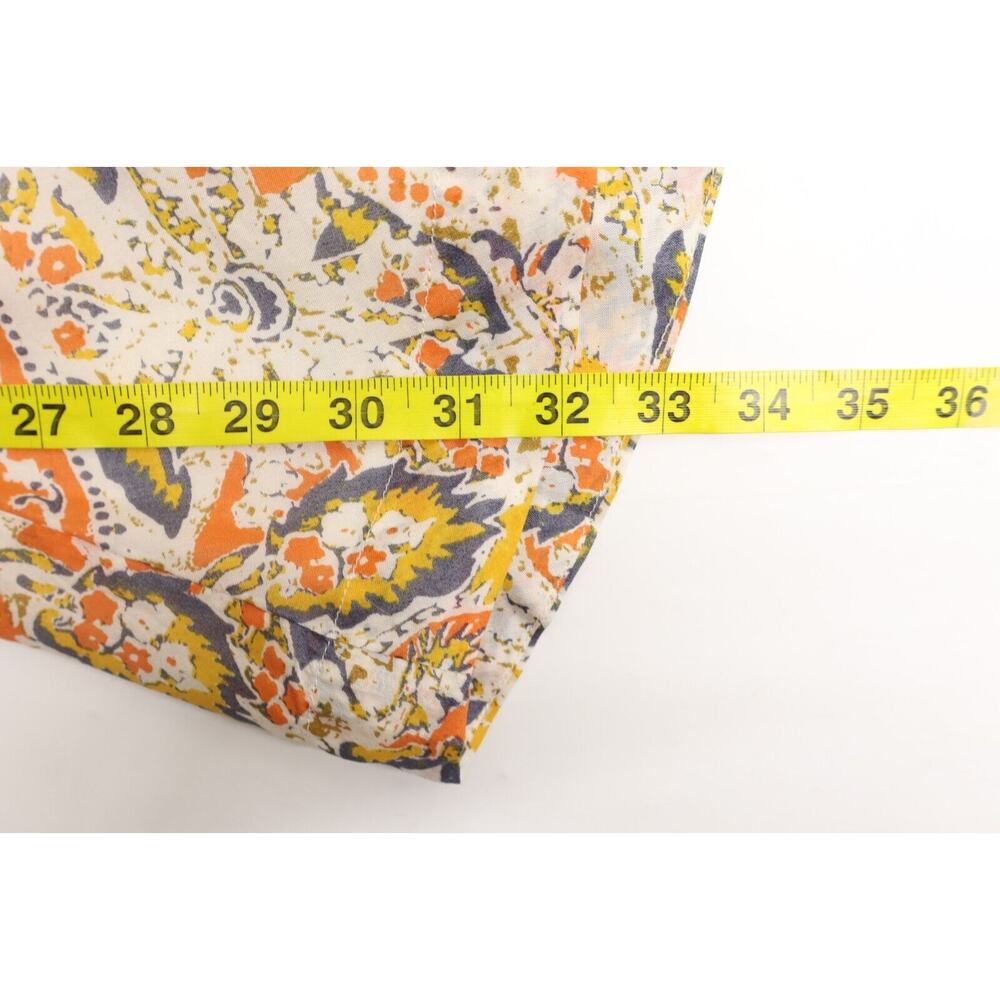 Free People Floral Print Mini Dress - Orange and White - Picture 5 of 8